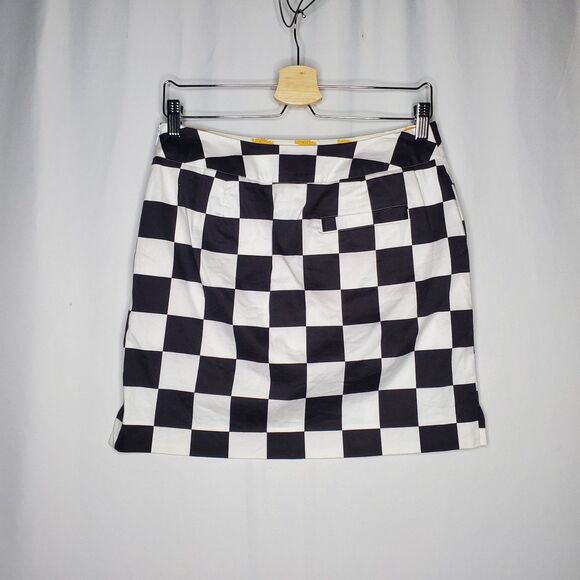 Loudmouth Skort 4 Retro Monochrome Black White - Picture 2 of 9